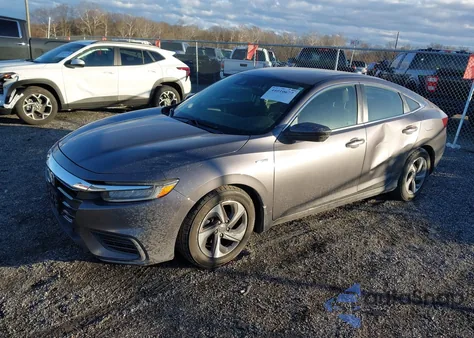 2019 Honda Insight Ex from USA, damaged, VIN 19XZE4F59KE005503